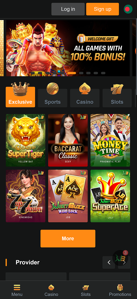 Jeetbuzz অ্যাপের স্ক্রিনশট প্রধান