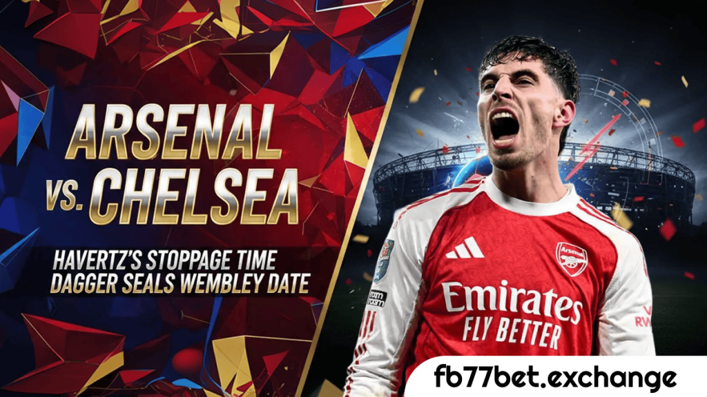 43Arsenal vs Chelsea Havertzs Stoppage Time Dagger Seals Wembley Date